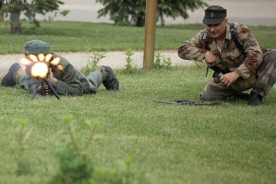Историческая реконструкция эпизода битвы за Берлин