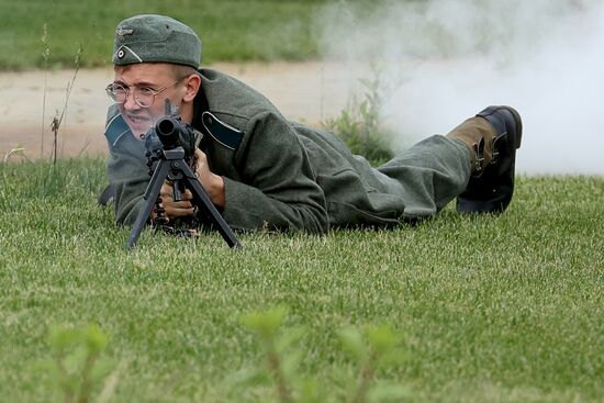 Историческая реконструкция эпизода битвы за Берлин