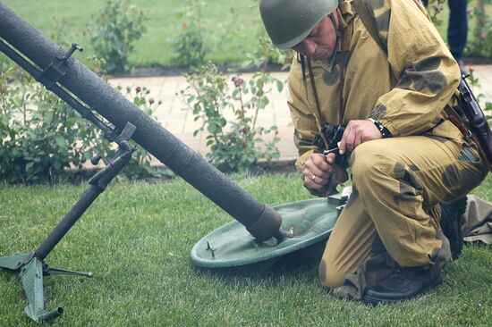 Историческая реконструкция эпизода битвы за Берлин