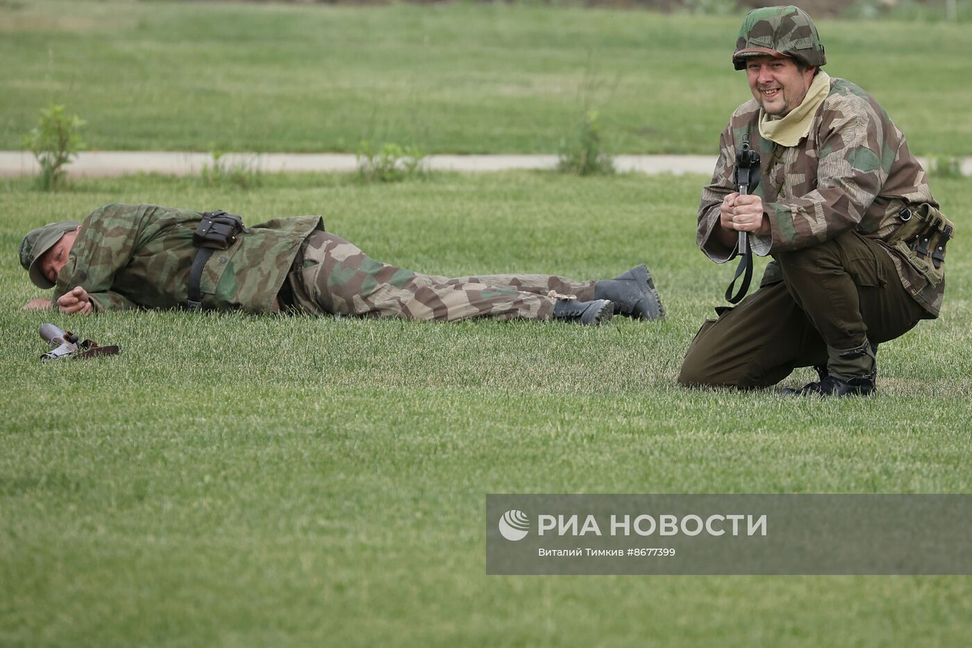 Историческая реконструкция эпизода битвы за Берлин