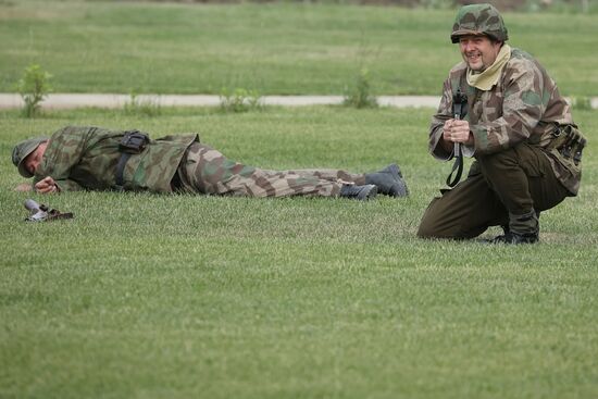 Историческая реконструкция эпизода битвы за Берлин