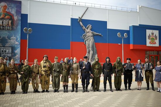 Историческая реконструкция эпизода битвы за Берлин