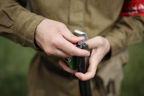 Историческая реконструкция эпизода битвы за Берлин