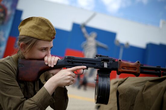 Историческая реконструкция эпизода битвы за Берлин