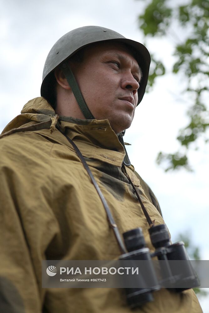 Историческая реконструкция эпизода битвы за Берлин