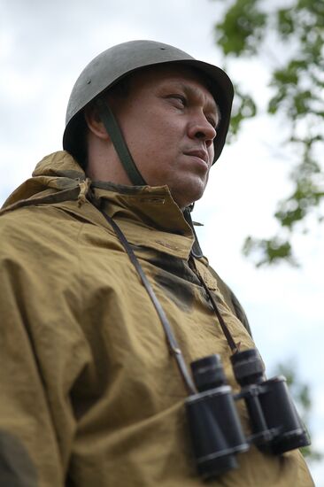 Историческая реконструкция эпизода битвы за Берлин