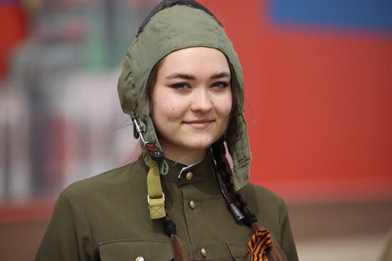 Историческая реконструкция эпизода битвы за Берлин