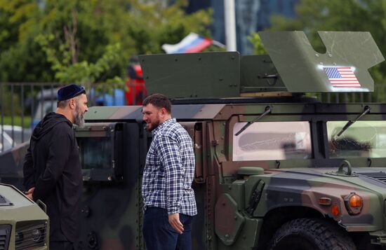 В Грозном открылась выставка трофейной техники из зоны СВО