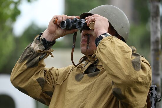 Историческая реконструкция эпизода битвы за Берлин