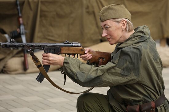 Историческая реконструкция эпизода битвы за Берлин