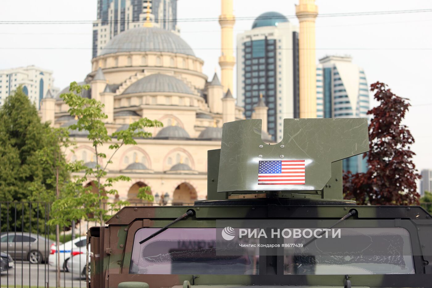 В Грозном открылась выставка трофейной техники из зоны СВО