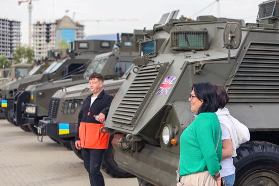 В Грозном открылась выставка трофейной техники из зоны СВО