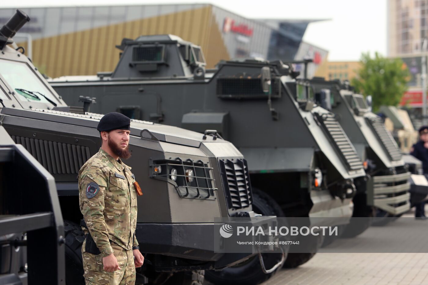 В Грозном открылась выставка трофейной техники из зоны СВО