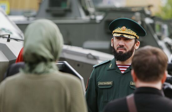 В Грозном открылась выставка трофейной техники из зоны СВО