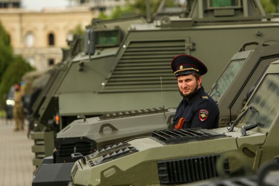В Грозном открылась выставка трофейной техники из зоны СВО