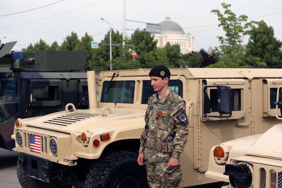 В Грозном открылась выставка трофейной техники из зоны СВО