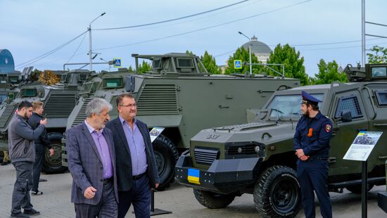 В Грозном открылась выставка трофейной техники из зоны СВО