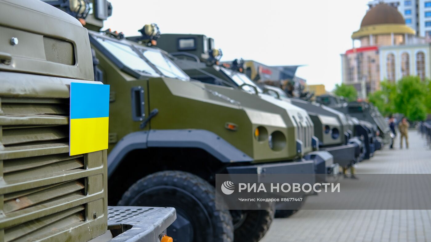 В Грозном открылась выставка трофейной техники из зоны СВО