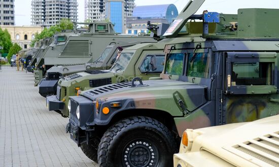 В Грозном открылась выставка трофейной техники из зоны СВО