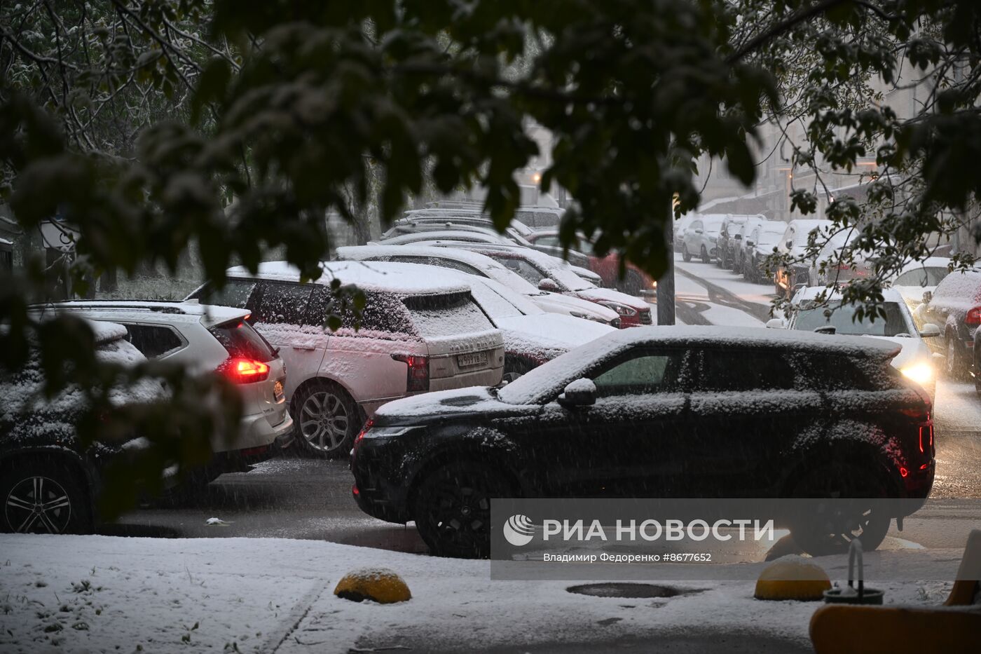 Снег в Москве