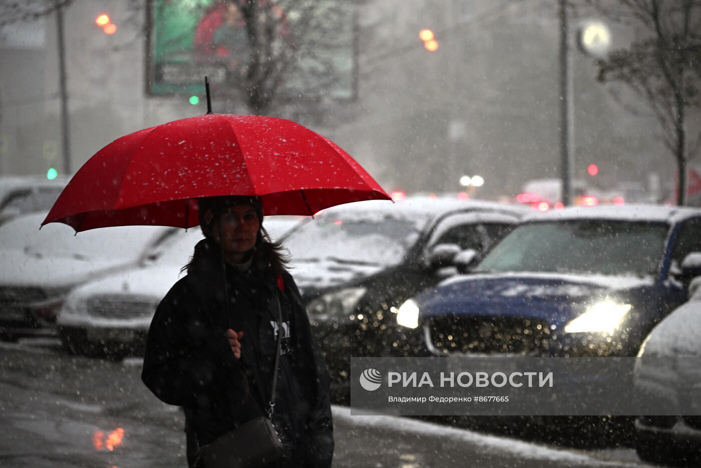 Снег в Москве