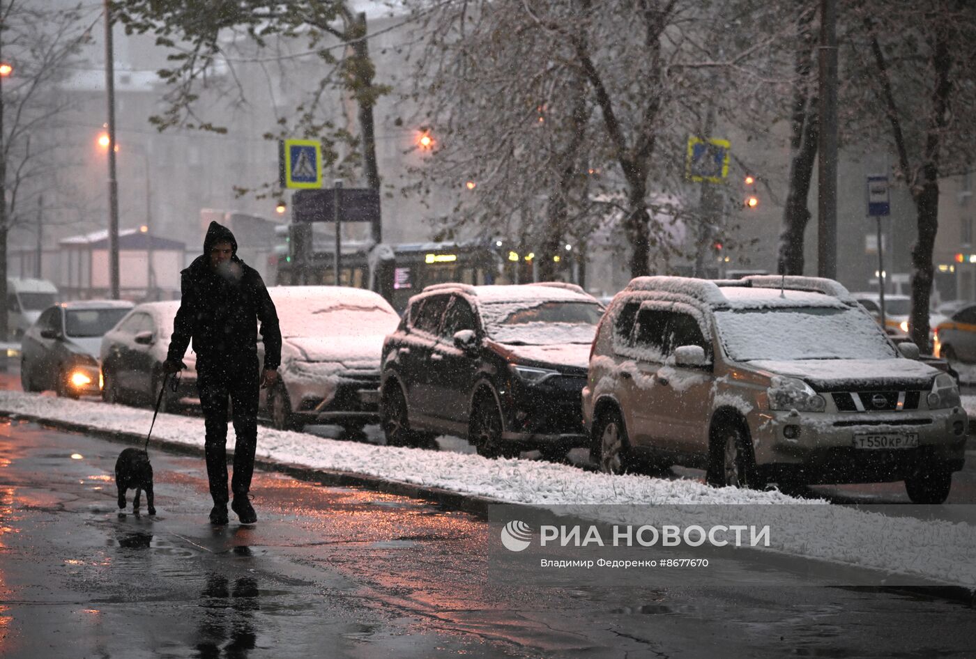 Снег в Москве