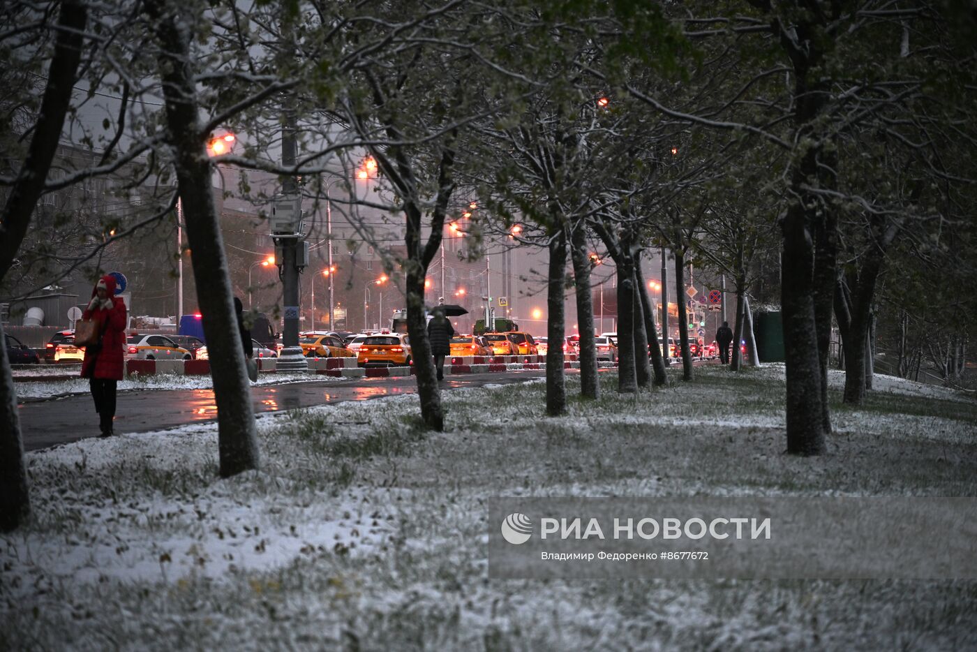 Снег в Москве