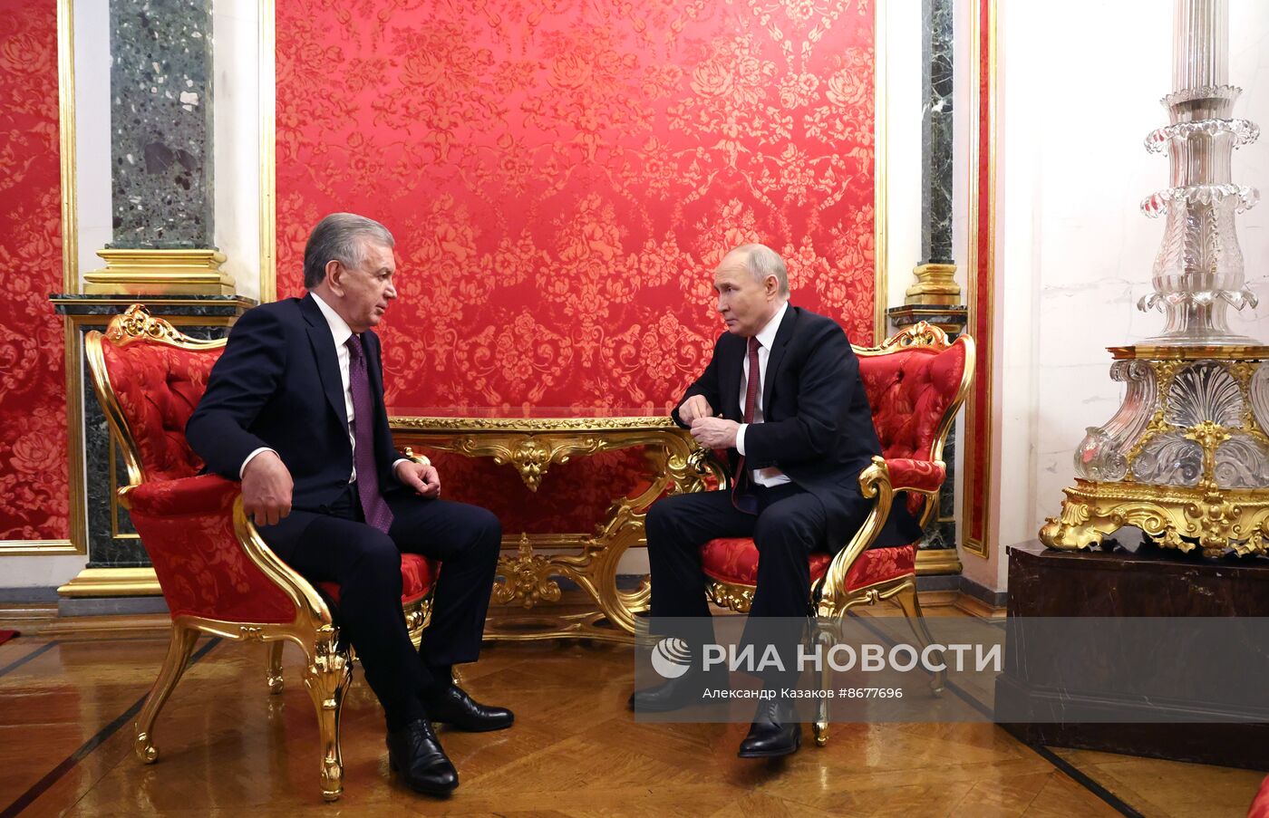 Встреча президентов России и Узбекистана