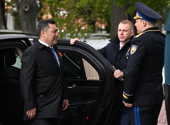 Прибытие лидеров иностранных государств для участия в военном параде, посвящённом 79-й годовщине Победы в Великой Отечественной войне