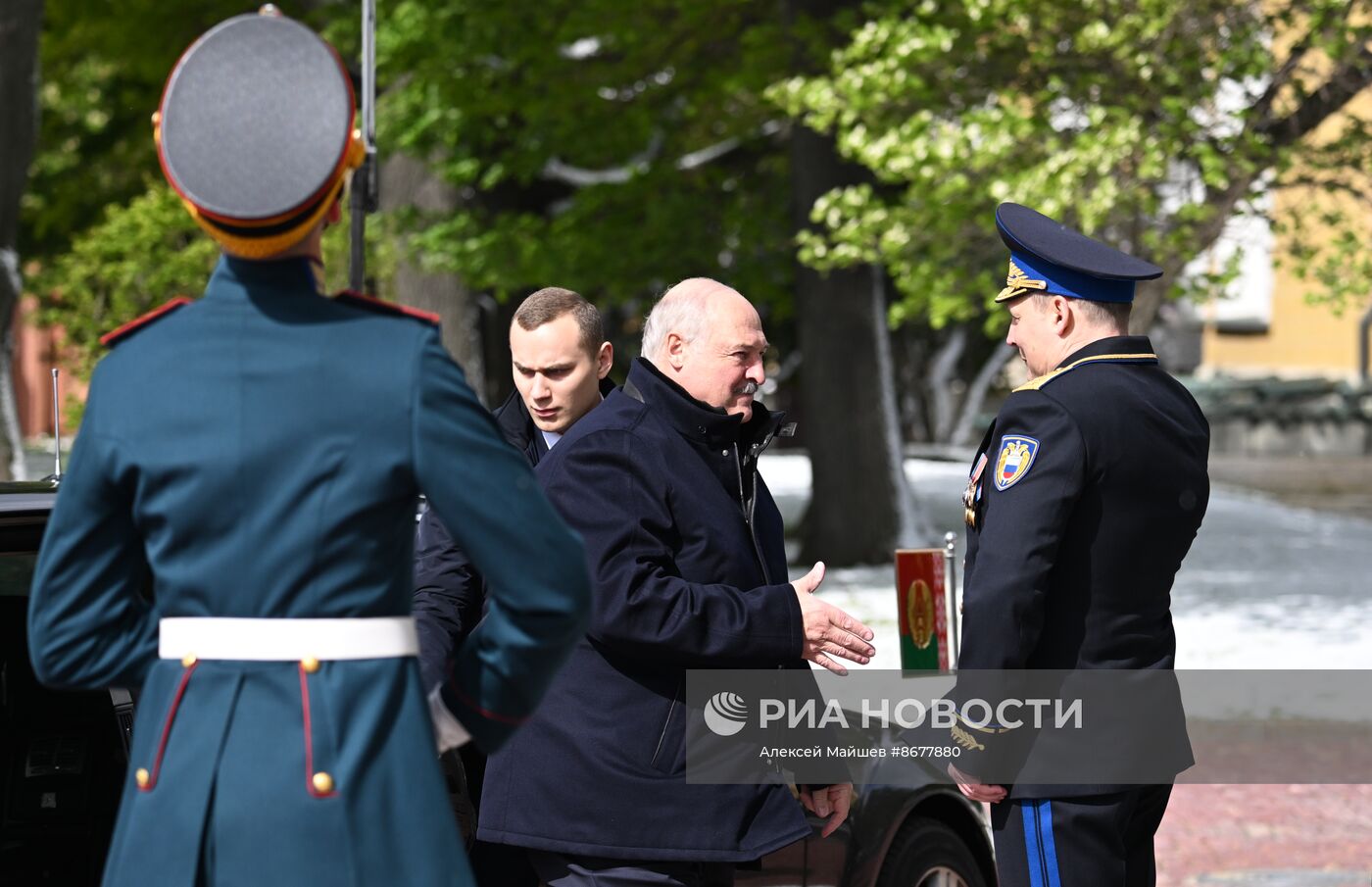 Прибытие лидеров иностранных государств для участия в военном параде, посвящённом 79-й годовщине Победы в Великой Отечественной войне