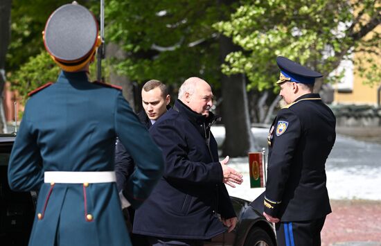 Прибытие лидеров иностранных государств для участия в военном параде, посвящённом 79-й годовщине Победы в Великой Отечественной войне