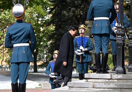 Прибытие лидеров иностранных государств для участия в военном параде, посвящённом 79-й годовщине Победы в Великой Отечественной войне