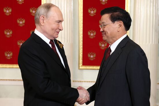 Прибытие лидеров иностранных государств для участия в военном параде, посвящённом 79-й годовщине Победы в Великой Отечественной войне