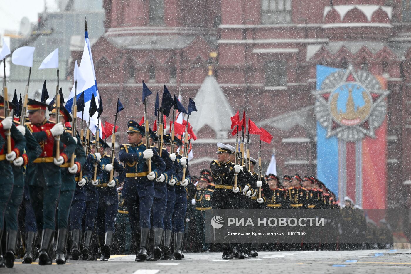 Военный парад, посвященный 79-й годовщине Победы в Великой Отечественной войне