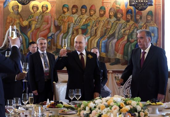 Приём от имени президента России в честь глав государств, приглашённых на празднование 79-й годовщины Победы
