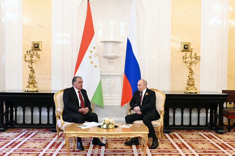 Встреча президентов России и Таджикистана