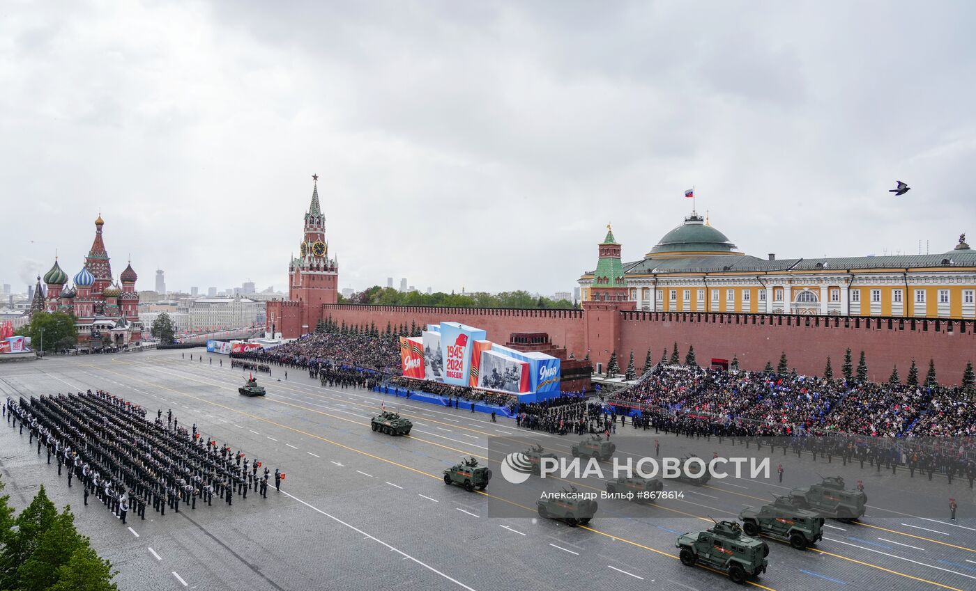 Военный парад, посвященный 79-й годовщине Победы в Великой Отечественной войне