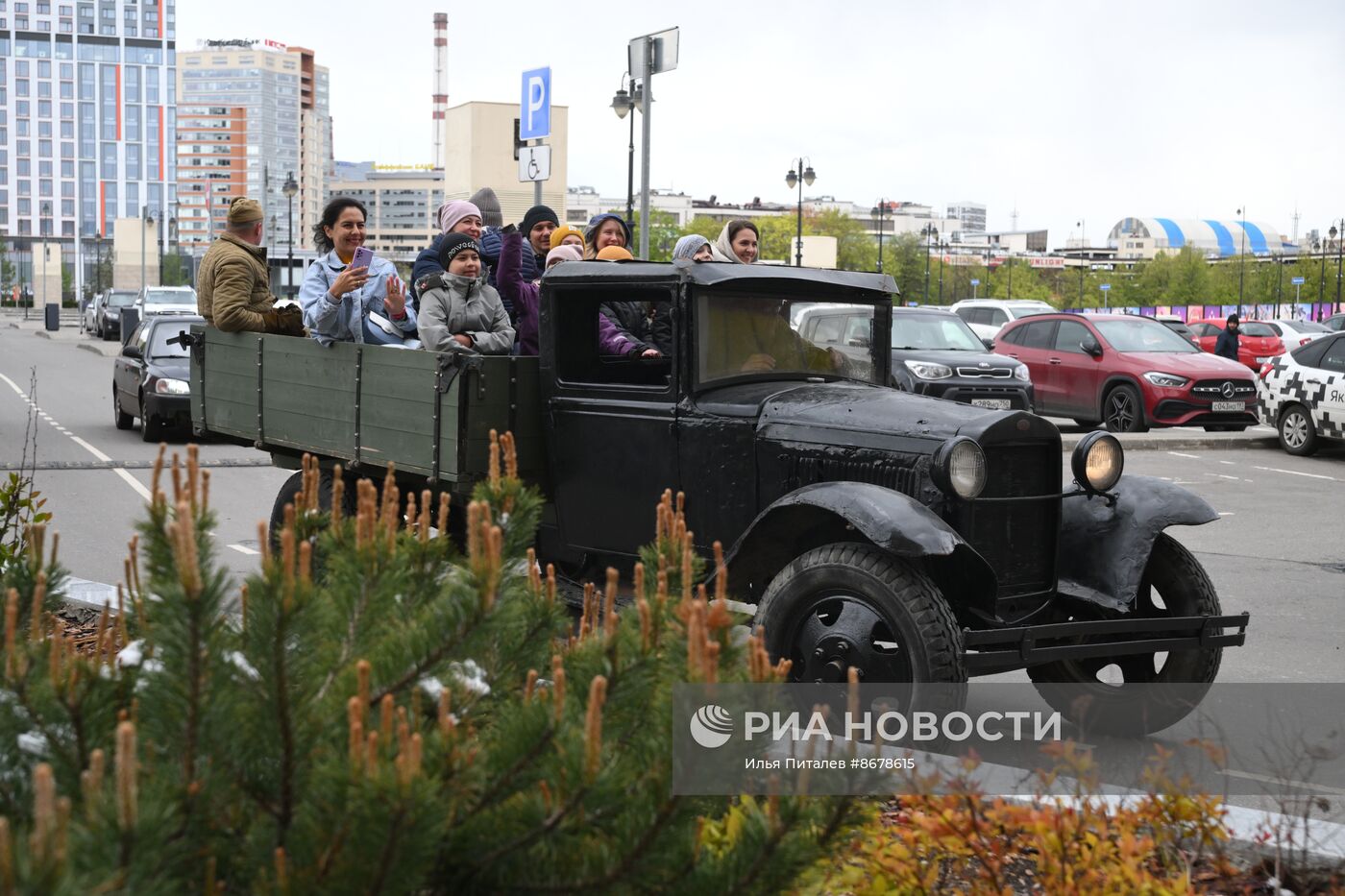 Празднование Дня Победы в Москве