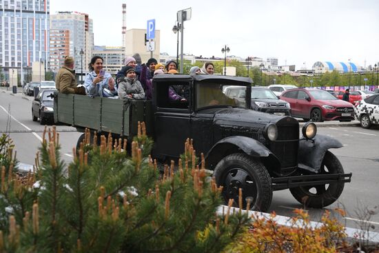 Празднование Дня Победы в Москве