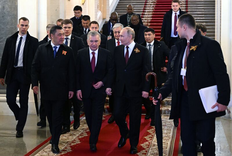 Приём от имени президента России в честь глав государств, приглашённых на празднование 79-й годовщины Победы