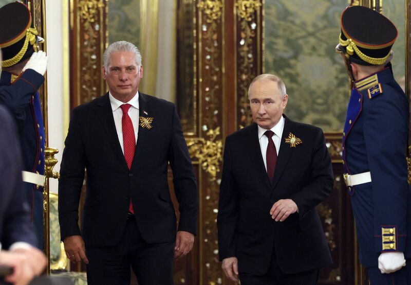 Встреча президентов России и Кубы