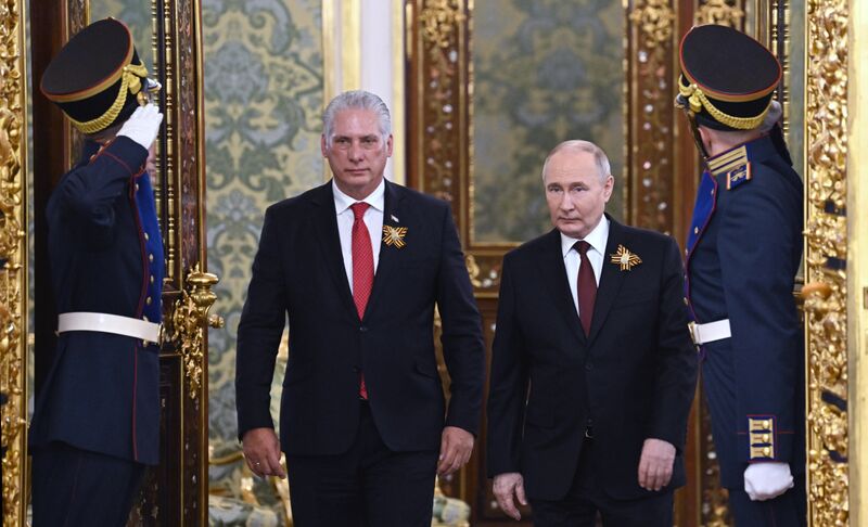 Встреча президентов России и Кубы