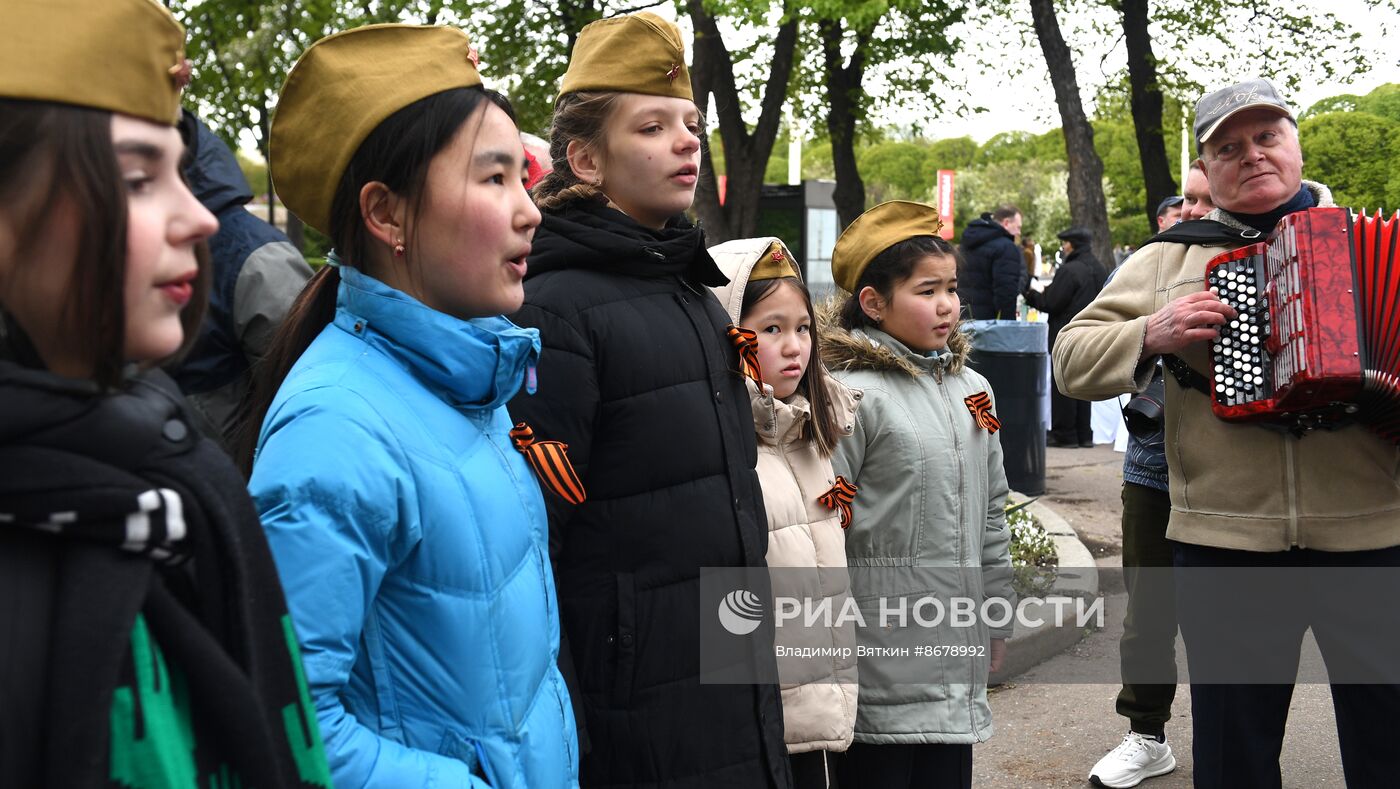 Празднование Дня Победы в Москве