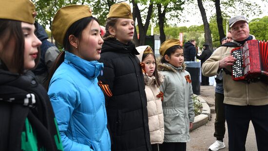 Празднование Дня Победы в Москве