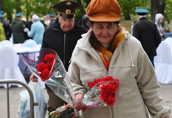 Празднование Дня Победы в Москве