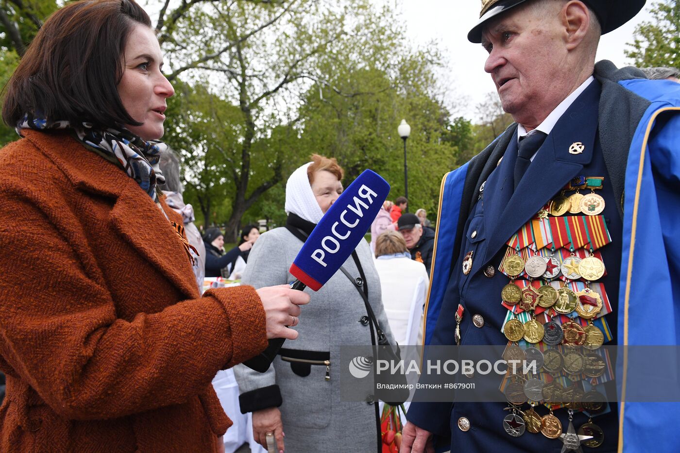 Празднование Дня Победы в Москве