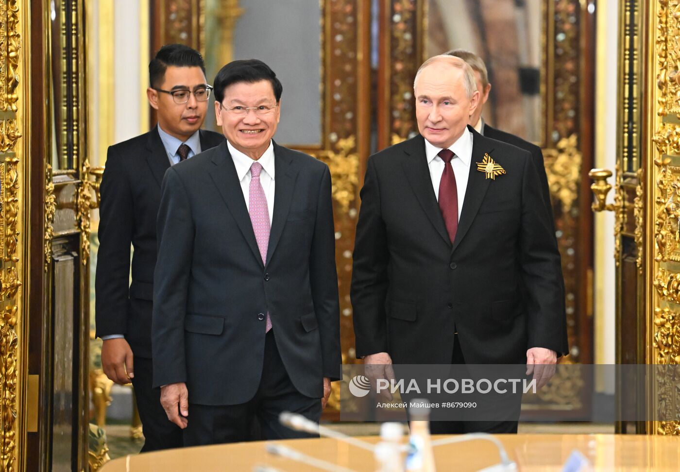 Встреча президентов России и Лаоса
