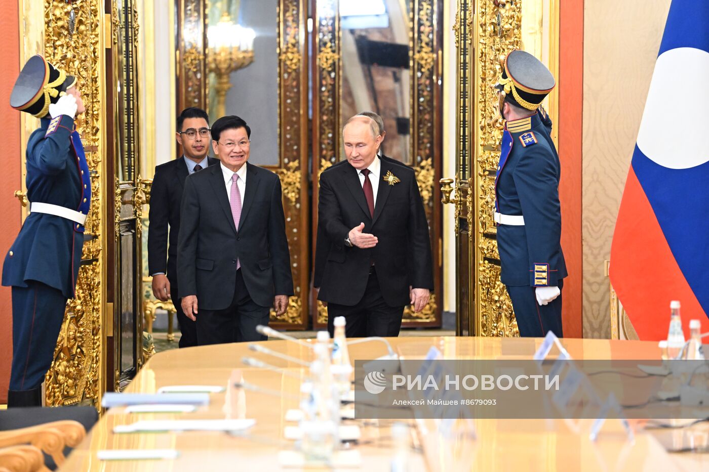 Встреча президентов России и Лаоса
