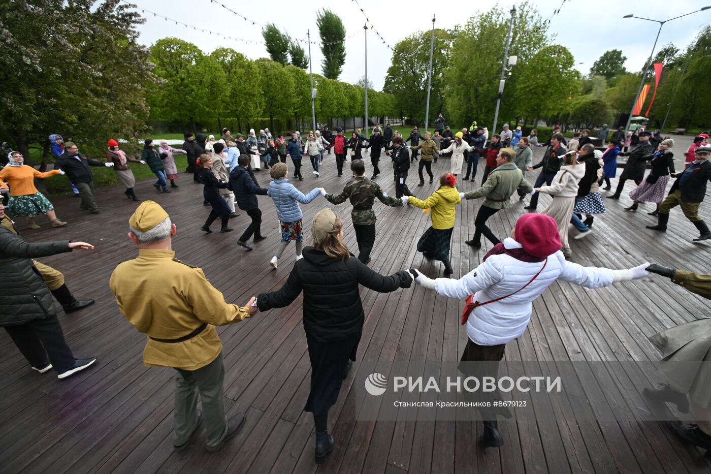 Празднование Дня Победы в Москве