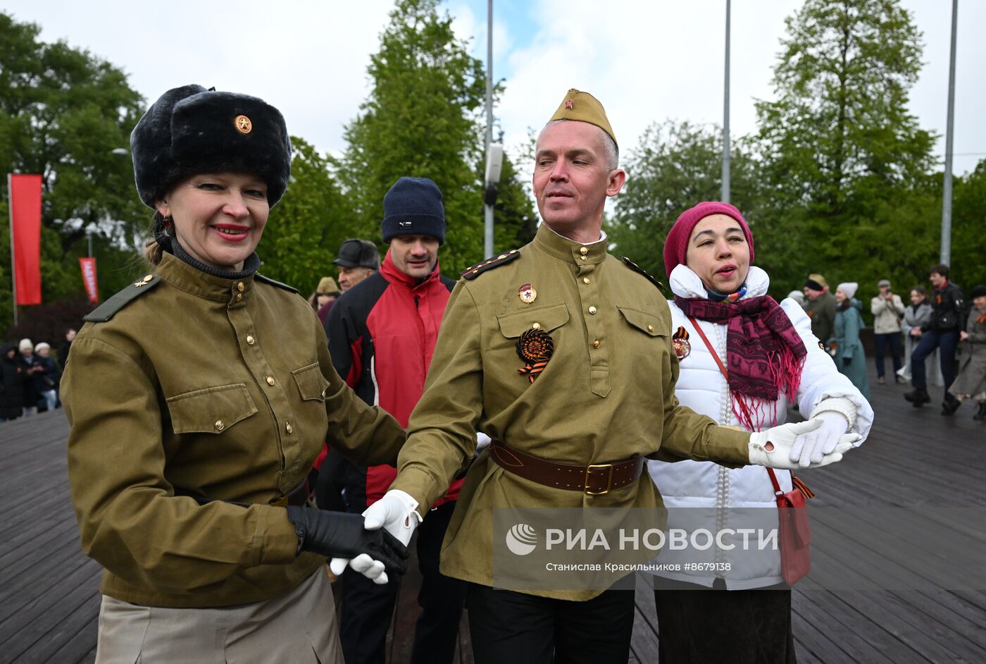 Празднование Дня Победы в Москве